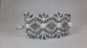MOTHER OF PEARL MACRAME BRACELET