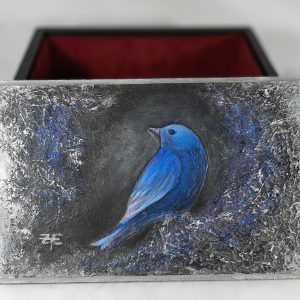 blue bird jewelry box
