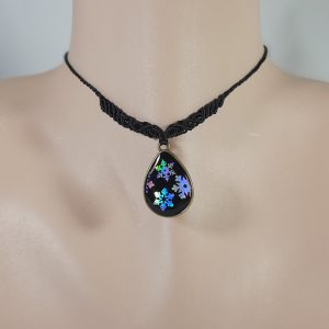 Holographic Snowflake Necklace